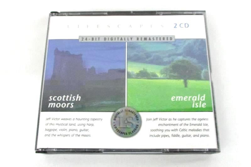 Jeff Victor Lifescapes Scottish Moors and Emerald Isle 2 CD Set 2000 Compass