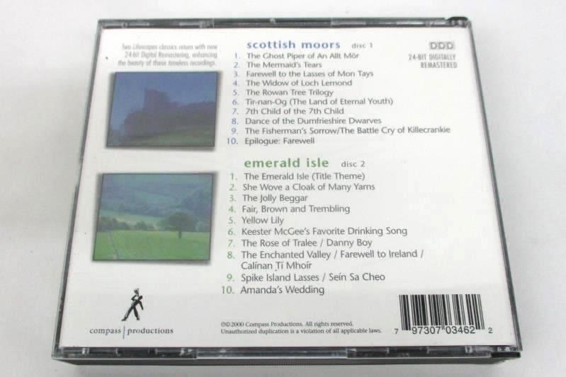 Jeff Victor Lifescapes Scottish Moors and Emerald Isle 2 CD Set 2000 Compass