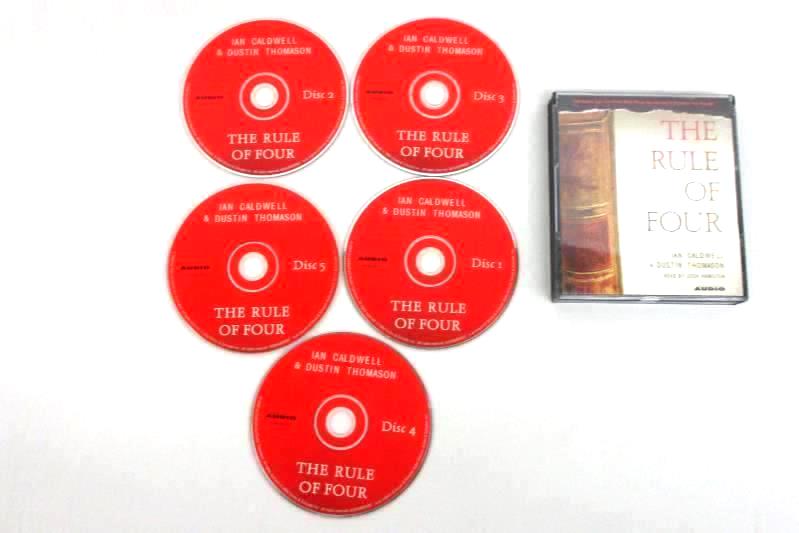 The Rule of Four by Dustin Thomason Ian Caldwell 2004 5 CD Collection AudioWorks