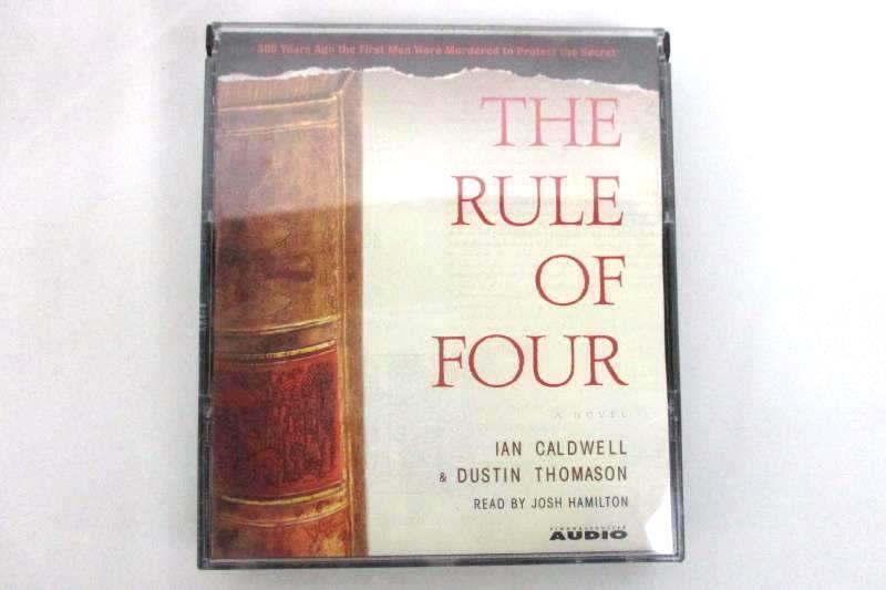 The Rule of Four by Dustin Thomason Ian Caldwell 2004 5 CD Collection AudioWorks