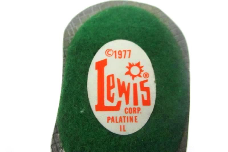 1977 Lewis Corp Pewter Figurine Pigtail Girl Holding A Blanket And Her Doll