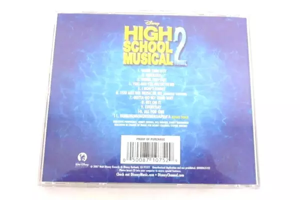 Disney Records High School Musical 2 Movie Soundtrack CD 2007 Disney Channel