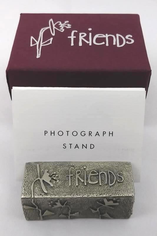 Vilmain Collectible Pewter Photo Stand Friends Made In USA