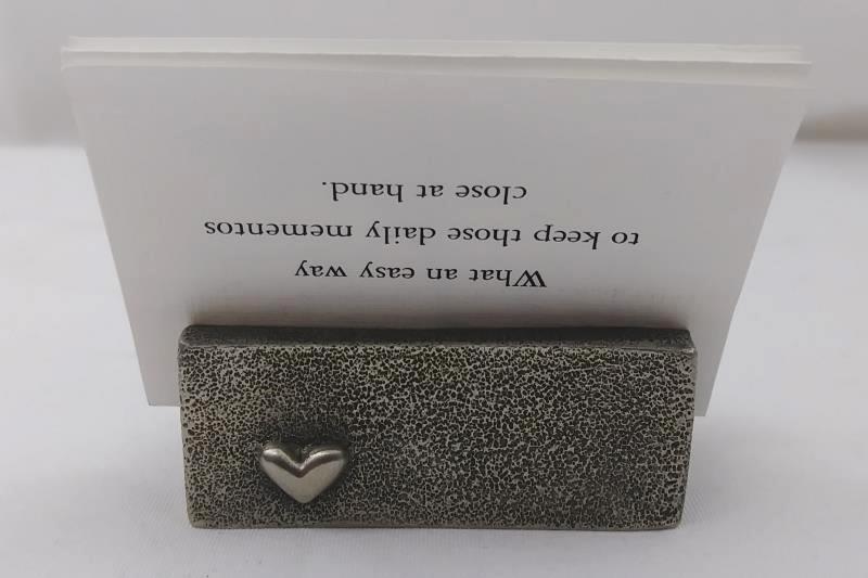 Vilmain Collectible Pewter Photo Stand Friends Made In USA