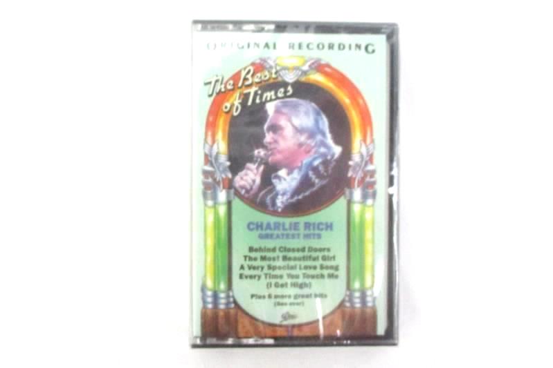 2 Charlie Rich Greatest Hits LP Vinyl Record The Best Of Times Cassette Tape