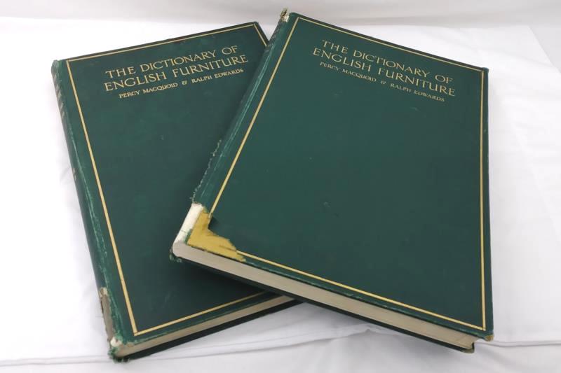 Antique The Dictionary of English Furniture by Macquoid & Edwards, 2 of 3 Vol.