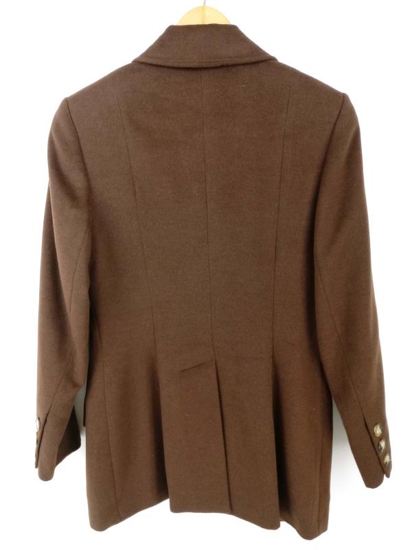 Paule Ka Blazer Jacket Brown Wool Angora Cashmere Blend Womens US 8 FR 38