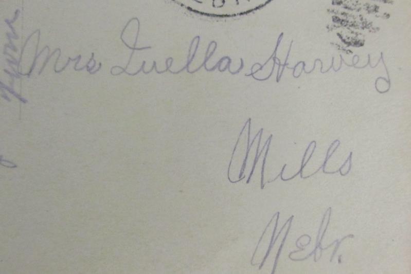 Vintage 1913 RPPC Residence St Laurel Neb Olson Photo 1ct Left Face Washington