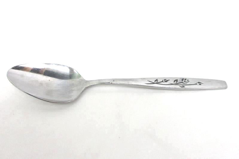 8 Vintage Regent Spring Breeze Stainless Teaspoons Japan