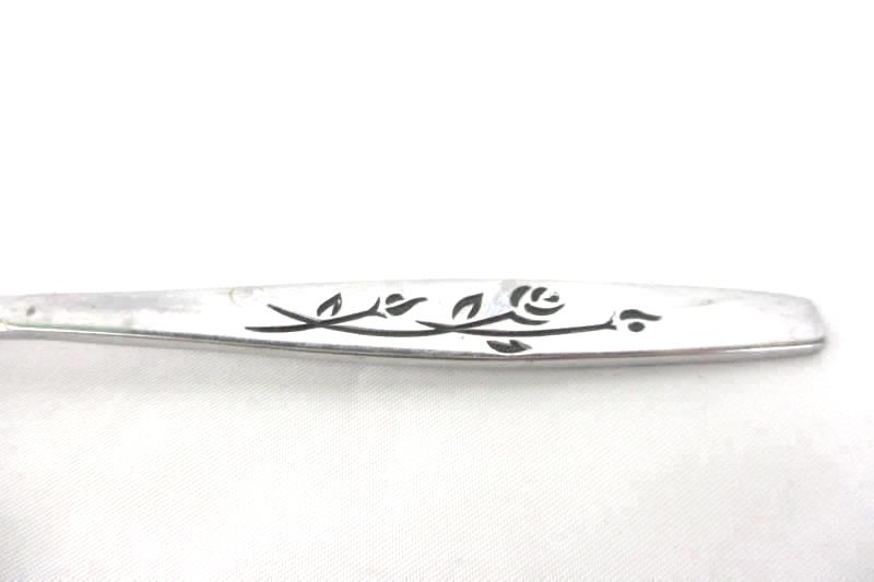 8 Vintage Regent Spring Breeze Stainless Teaspoons Japan