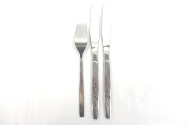 Vintage Regent Spring Breeze Stainless Replacement Pieces 2 Knives 1 Dinner Fork