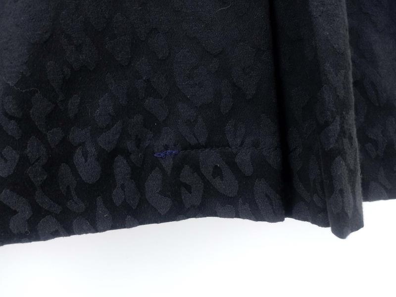 TAHARI Woman Citron Skirt Black Leopard Print Pleated Skirt Women's Size 16