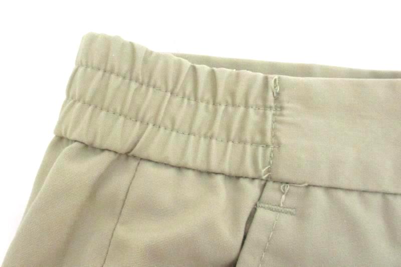 Palmland Club Men's Flat Front Khaki Golf Shorts Elastic Polyester Blend Size 40