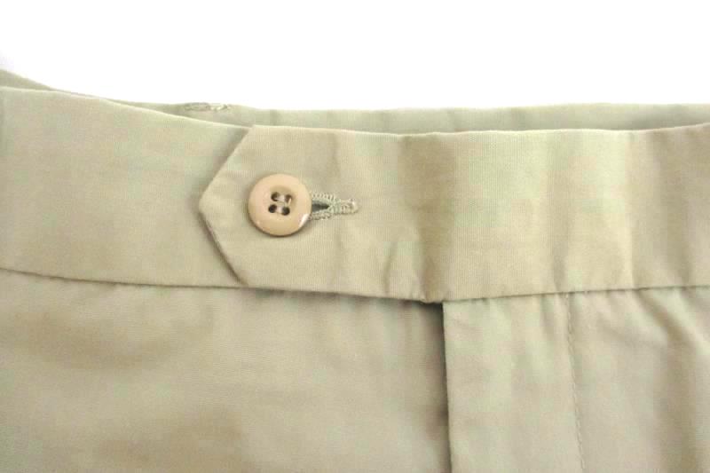 Palmland Club Men's Flat Front Khaki Golf Shorts Elastic Polyester Blend Size 40