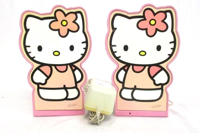 Nxt Hello Kitty Multimedia Flat Panel Speaker Set KT4020 With Plug In Adapter