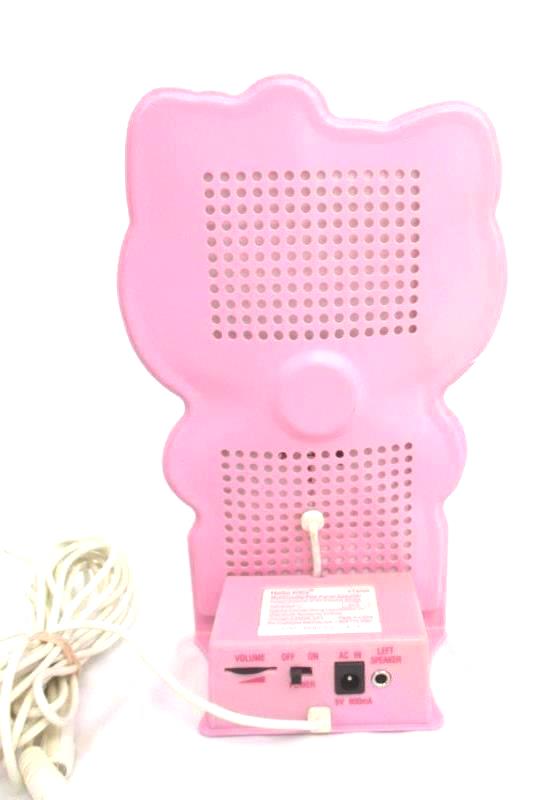 Nxt Hello Kitty Multimedia Flat Panel Speaker Set KT4020 With Plug In Adapter