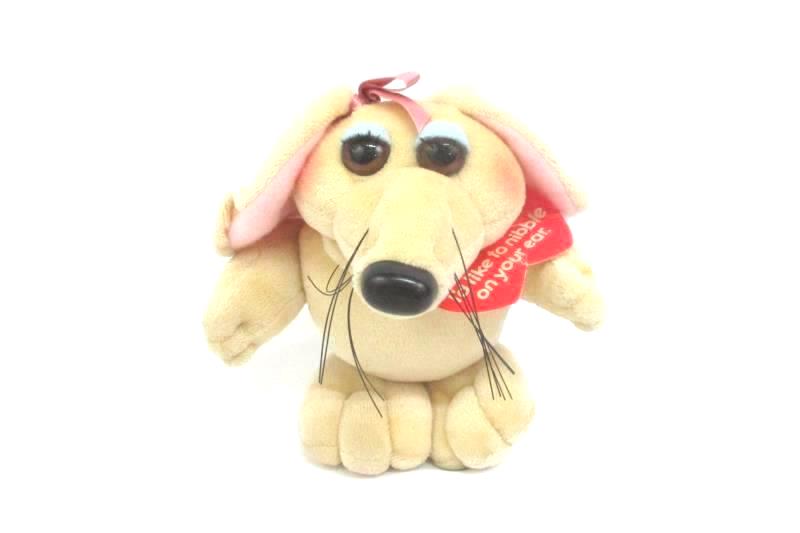 1987 Heartline Rat Pack Alli Rat Plush Toy 6 3/4 Inch Beige