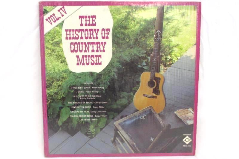 Set of 3 12 Inch Vinyl Records The History of Country Music Volumes Vol IV V VI