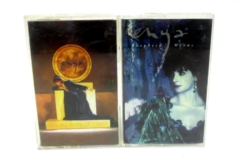 Lot of 2 Enya Cassette Tapes The Memory of Trees Shepherd Moon Reprise Records