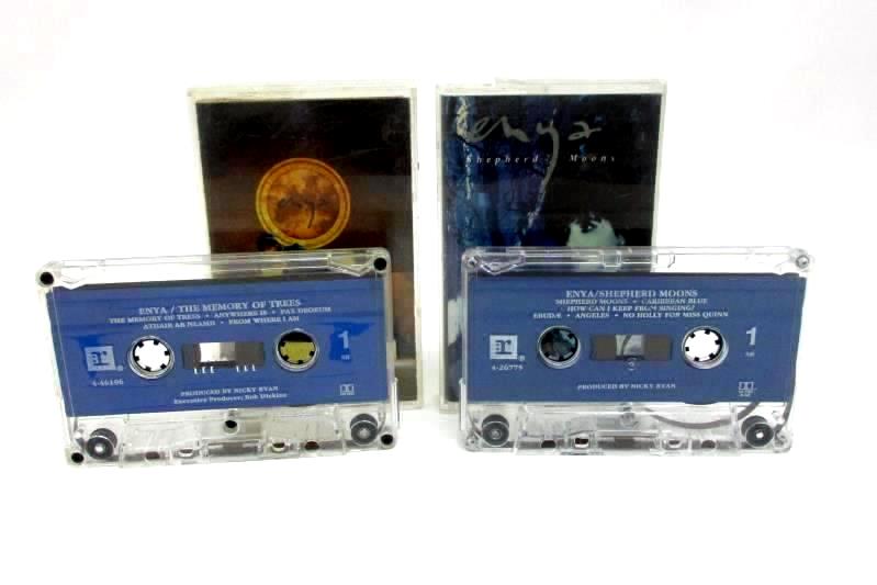 Lot of 2 Enya Cassette Tapes The Memory of Trees Shepherd Moon Reprise Records