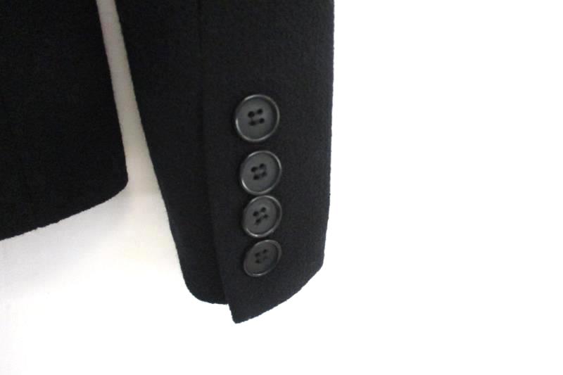 AK2 Anne Klein Women's Black 2 Button Front Blazer Jacket Pure Wool Size 4