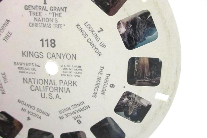 Vintage View Master Kings Canyon National Park California Reel 118