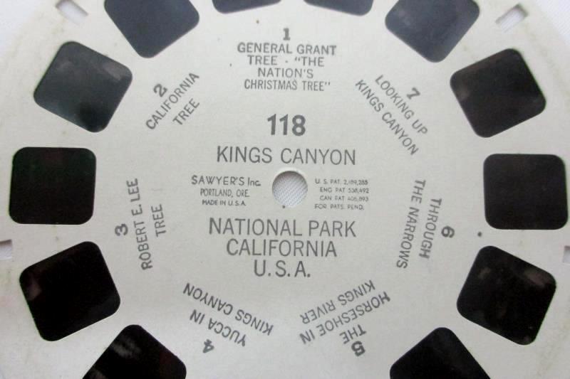 Vintage View Master Kings Canyon National Park California Reel 118