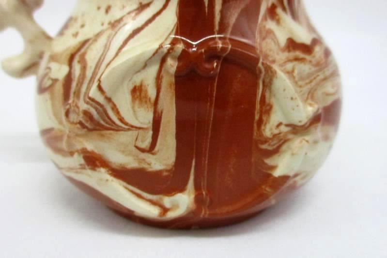 Demitasse Creamer And Lidded Sugar Bowl Brown Beige