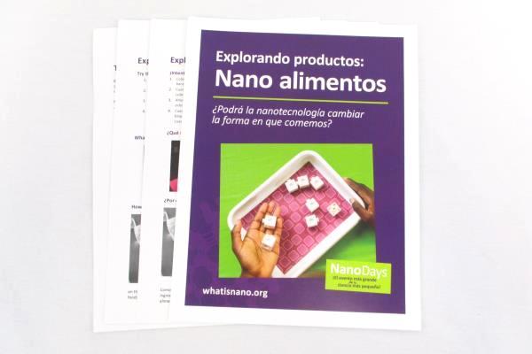 NanoDays Exploring Products Science Kit Kids Ages 8+ 2015 Experiments Nano Food