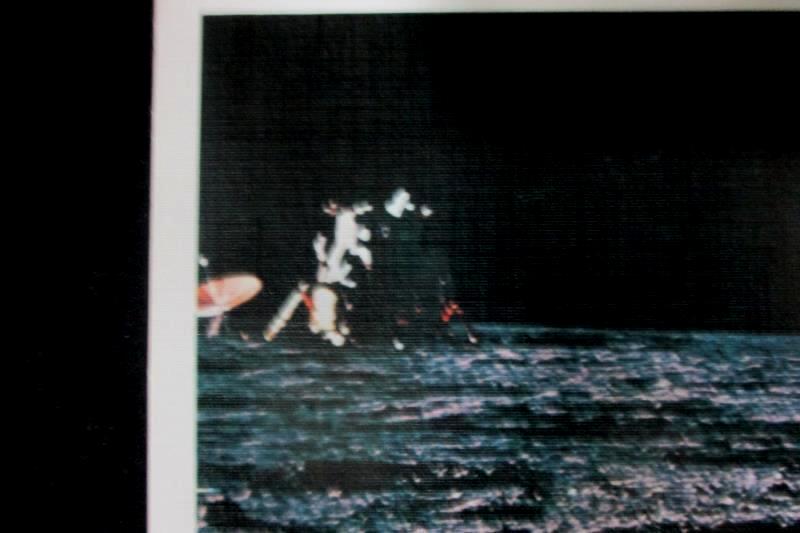 NASA Apollo 12 Historical Print Astronaut ALSEP On the Moons Surface 8 1/2 x 11