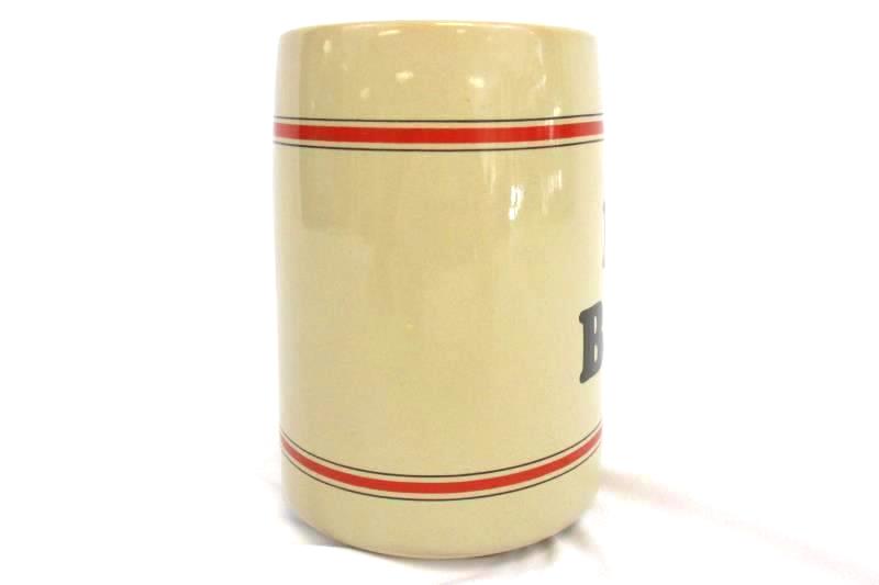 Vintage Russ 15 oz Ceramic I Heart Beer Mug Cup Breweriana