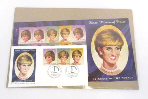 1997 Marshall Islands Diana Princess of Wales 3 FDC/ 2 FDI Stamp Set Sealed PKG
