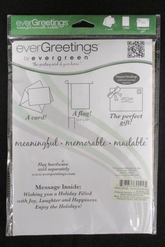 Lot of 2 everGreen everGreeting Meaningful Mailers Christmas Labrador Retriever