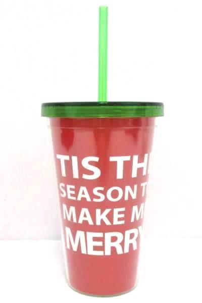 Peanuts Women's Small T-Shirt Snoopy As Santa & Travel Cup Make Me Merry Lot