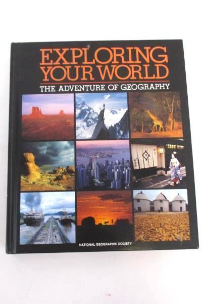 Lot of 2 Books Exploring Your World Geography Hammond World Atlas Discovery