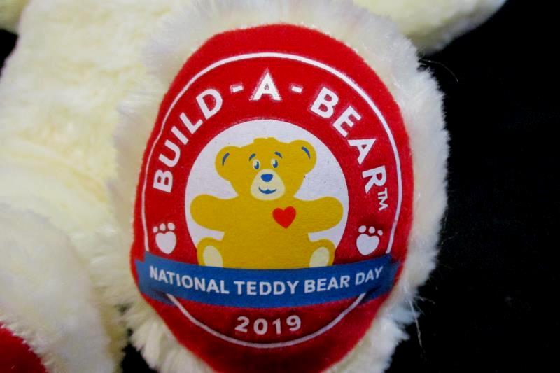 Lot of 2 Build A Bear National Teddy Bear Day 2019 Plush Stuffed Animal 15 Inch