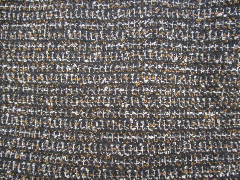 Halogen Women's Tweed Pencil Skirt Exposed Back Zipper Black Tan White Size 4