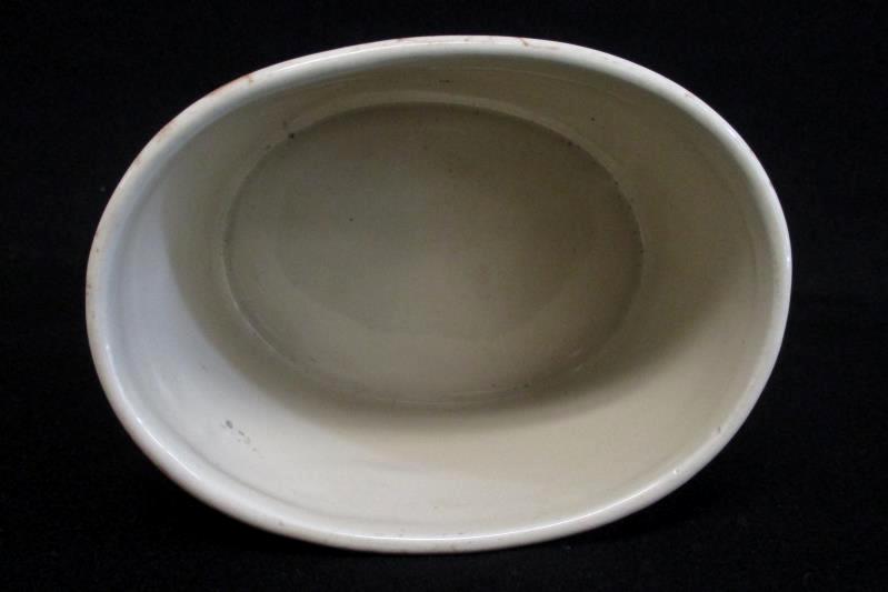 Springs Covered Jar Natural Porcelain Ivory Marbled Gold Trim Lidded Dish Taiwan