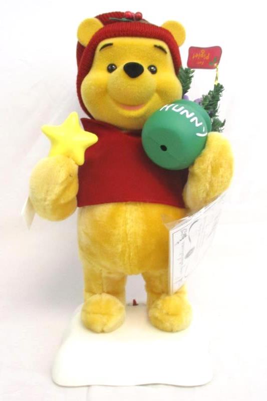 Telco Winnie The Pooh Motionettes Animated Christmas Figure Lights Moves 16 Inch