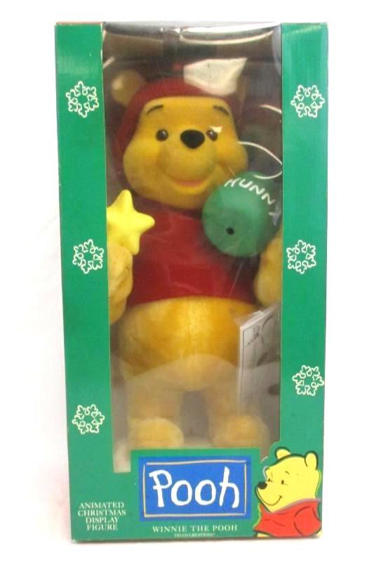 Telco Winnie The Pooh Motionettes Animated Christmas Figure Lights Moves 16 Inch