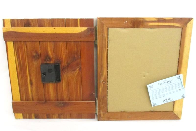 Keota Original Rustic Wood Frame Clock Religious The Difference Quartz Orig Box