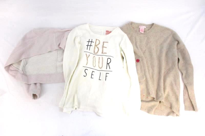 Lot of 3 Girl's Size 8 M Tops Sweater Our Generation Epic Threads Design History