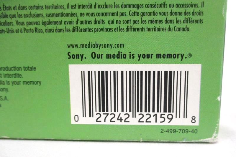 10 Pack of Sony CD-RW Discs 700MB 80Min 2004 Green Box