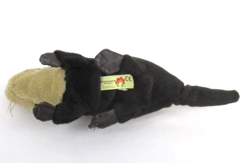 Folkmanis Mini River Otter Finger Puppet Pretend Play Plush Toy 9 Inch Plush