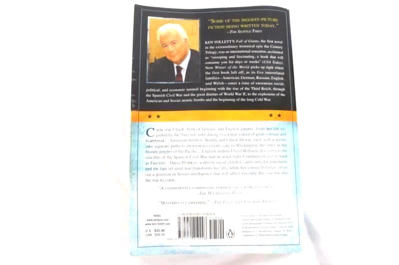 Ken Follett Winter of the World Paperback Novel Book 2 Century Trilogy 2012