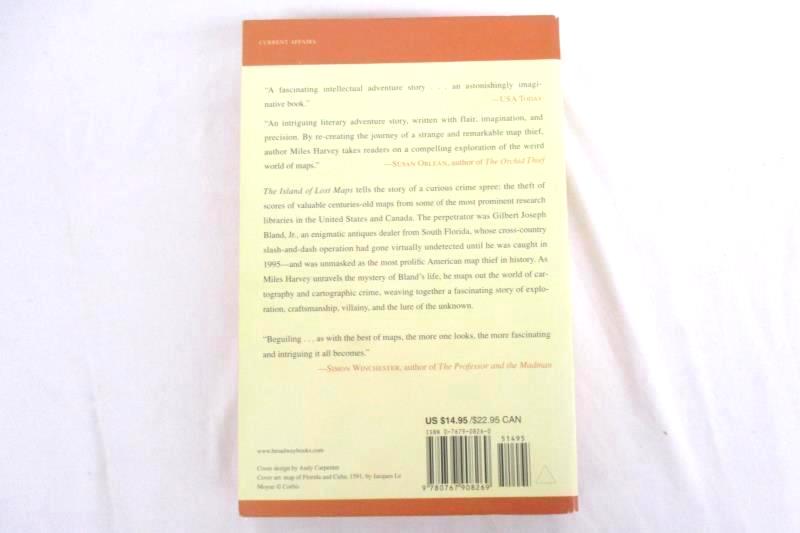 Miles Harvey The Island Of Lost Maps A True Story of Cartographic Crime 2001