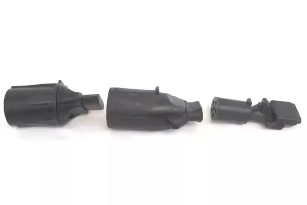 Lot of 3 Trailer Light Adapters Wiring Connector Black 2 Hopkins 1 Uhaul