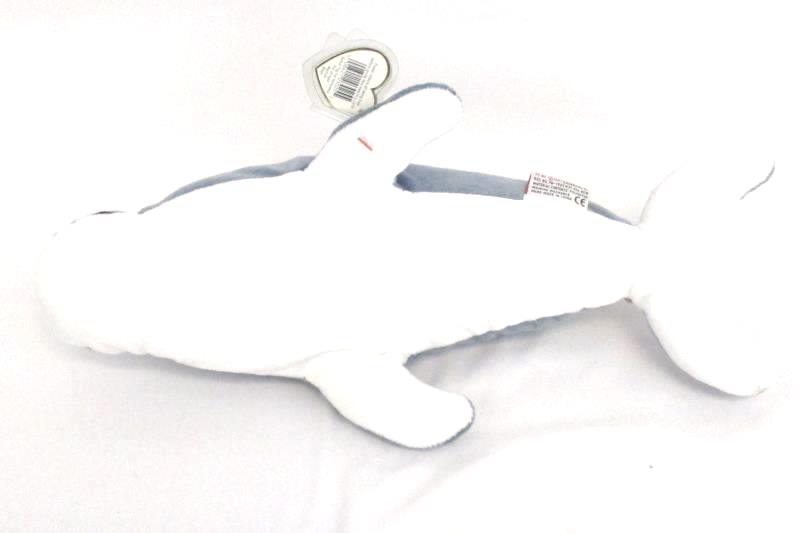 Ty Beanie Baby Original Ocean Life Glide Dolphin Gray Blue 1997 Ear Tag Cover
