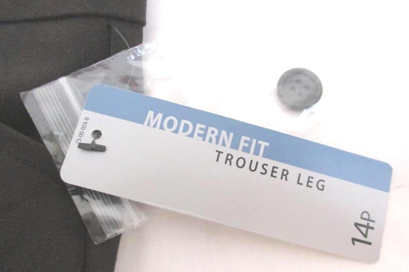Worthington Womens Petite Modern Fit Dress Pants Brown Trouser Leg 14P With Tags