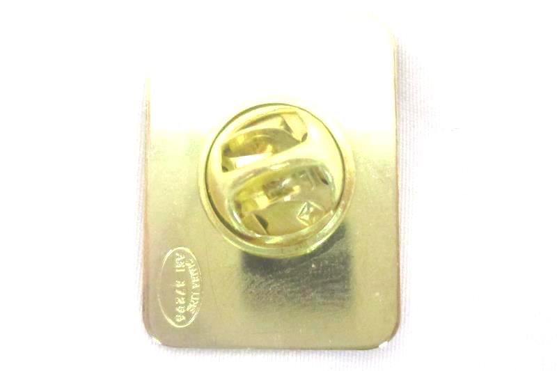 Vintage Simba Line Gold Tone Mums The Word Pin Lapel Hat Tie ASI 87296
